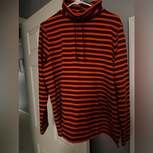 St. John’s Bay striped cowl neck sweatshirt large